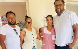 Casal de emigrantes apoia Jardim Infantil do CL de São Filipe